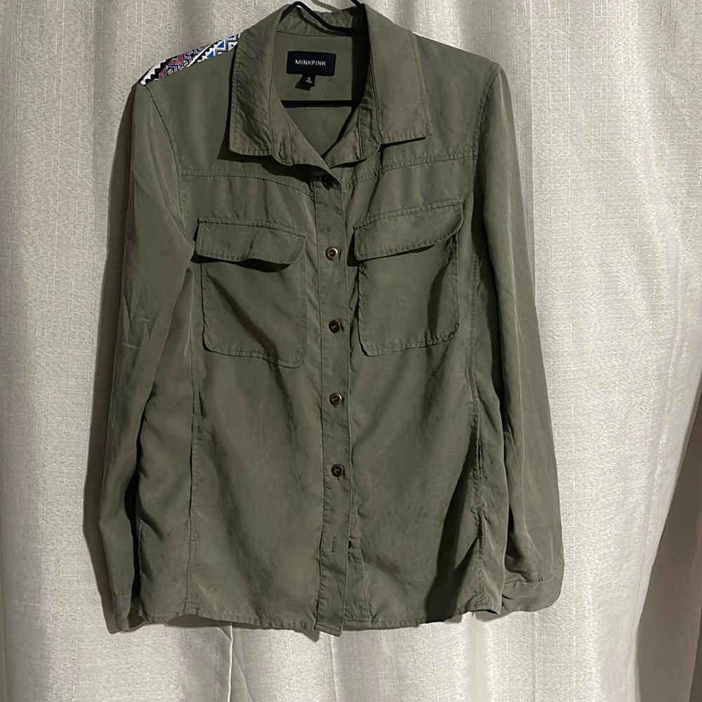 MINKPINK tribal men’s small button down! Vintage